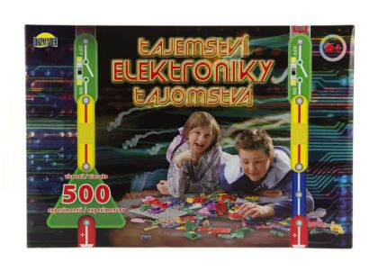 Tajemství elektroniky 500 experimentů na baterie v krabici 42x28,5x4cm od 6 let