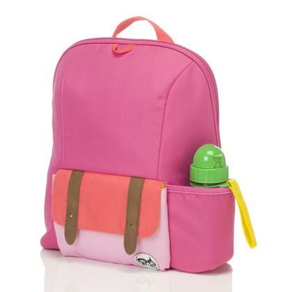 Babymel dětský batoh Pink Colour Block ZIP a ZOE 3+