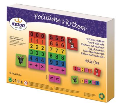 Detoa, Magnetické dílky Počítáme s Krtkem