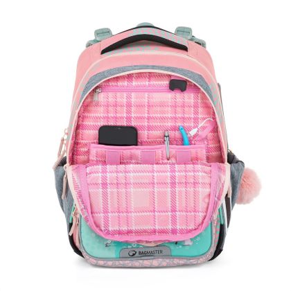 BAGMASTER, Školní batoh DOPI 23 B - Jednorožec a králíčci