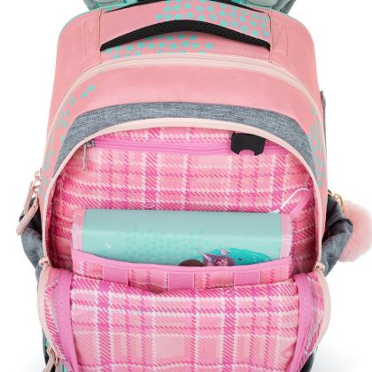 BAGMASTER, Školní batoh DOPI 23 B - Jednorožec a králíčci