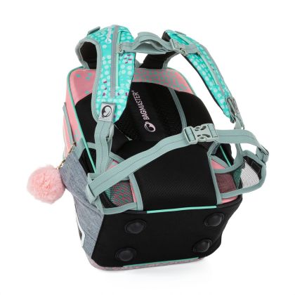 BAGMASTER, Školní batoh DOPI 23 B - Jednorožec a králíčci