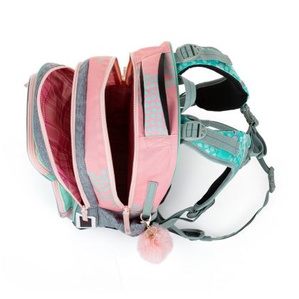 BAGMASTER, Školní batoh DOPI 23 B - Jednorožec a králíčci