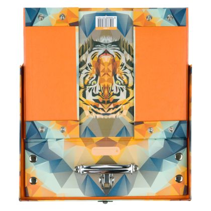 BAAGL Skládací školní kufřík Tiger, kování