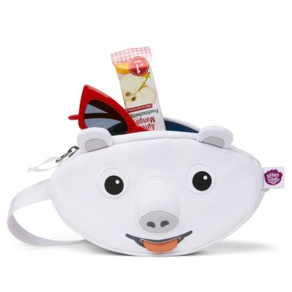 Dětská ledvinka Affenzahn Hipbag Polarbear - white