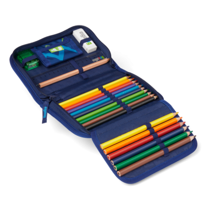 Vybavený školní penál Ergobag - Galaxy Fialový