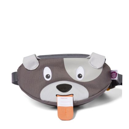 Dětská ledvinka Affenzahn Hip-Bag - Dog David - grey