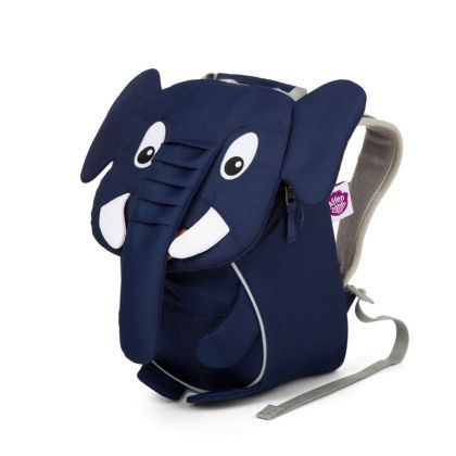 Batůžek pro nejmenší Affenzahn Small Friend Emil Elephant - blue