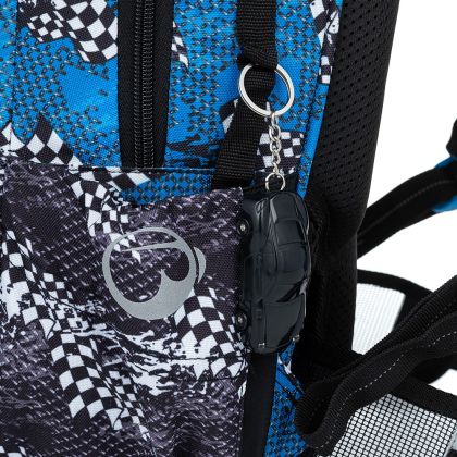 BAGMASTER, Školní batoh LUMI 23 D - Modré auto