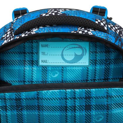 BAGMASTER, Školní batoh LUMI 23 D - Modré auto