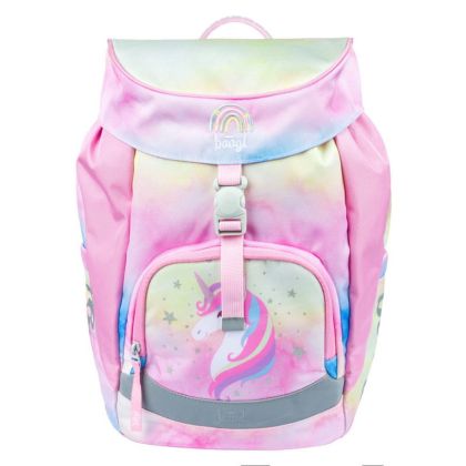 BAAGL SET 3 Airy Rainbow Unicorn: batoh, penál, sáček
