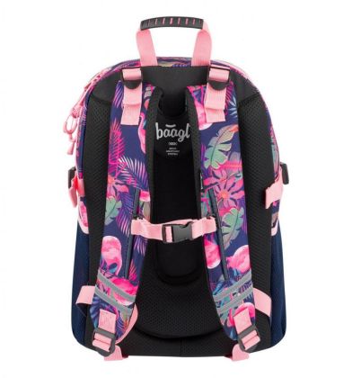 BAAGL Školní batoh Core Flamingo