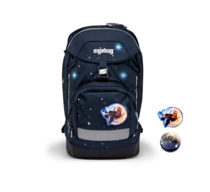 Školní batoh Ergobag Prime - Galaxy modrý