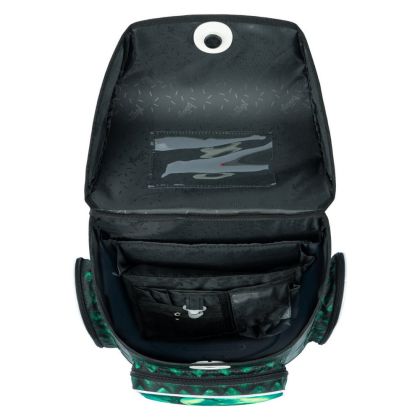 BAAGL Školní aktovka Ergo Drak zelená