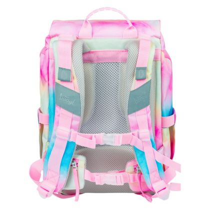 BAAGL Školní batoh Airy Rainbow Unicorn růžový