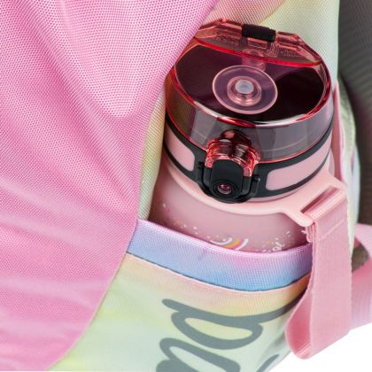 BAAGL Školní batoh Airy Rainbow Unicorn růžový