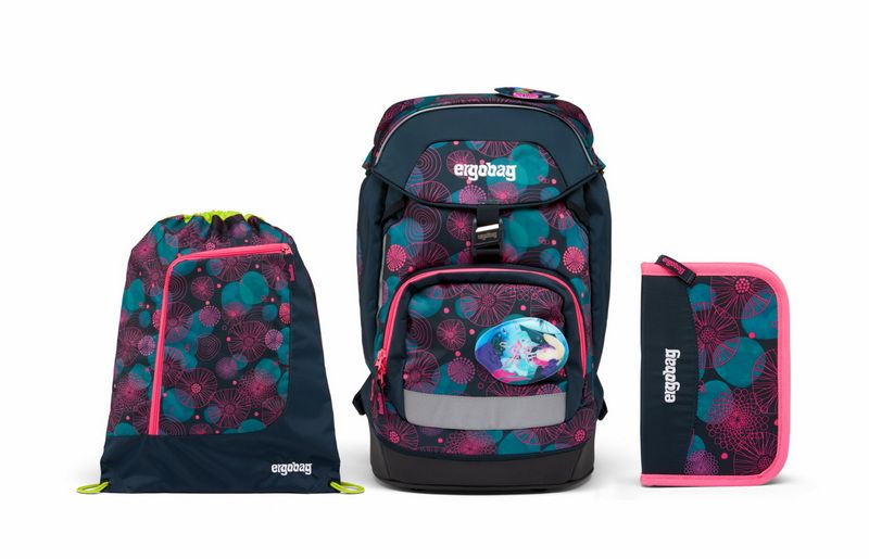 Ergobag Prime školní set 2 - Korálový