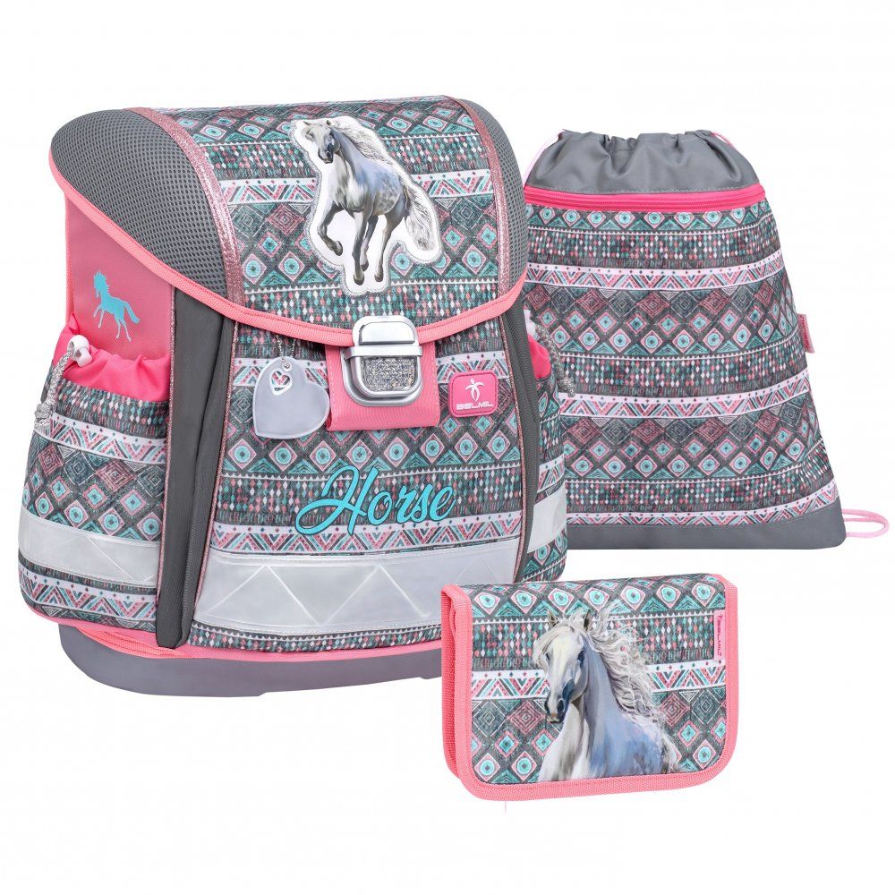 Školní set Belmil 403-13 Horse Aruba Blue