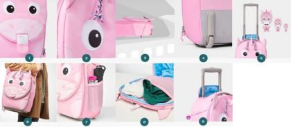 Dětský cestovní kufřík Affenzahn Suitcase Koala Karla - grey