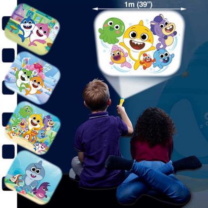 Brainstorm ruční foto projektor - Baby Shark - Žralůček