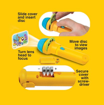 Brainstorm ruční foto projektor - Baby Shark - Žralůček