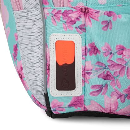 BAGMASTER, Školní batoh LUMI 23 A růžovomodrá - Srnka a koloušek
