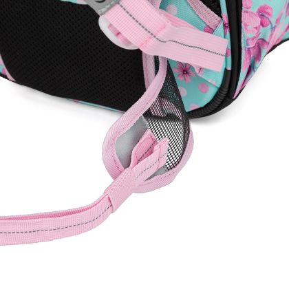 BAGMASTER, Školní batoh LUMI 23 A růžovomodrá - Srnka a koloušek