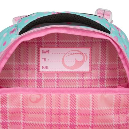 BAGMASTER, Školní batoh LUMI 23 A růžovomodrá - Srnka a koloušek