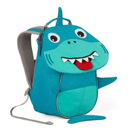 Batůžek pro nejmenší Affenzahn Small Friend Shark - turquoise