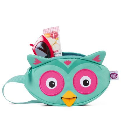 Dětská ledvinka Affenzahn Hip-Bag - Olivia Owl - turquoise