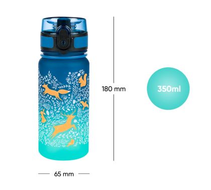 BAAGL Tritanová láhev na pití Gradient Les, 350 ml