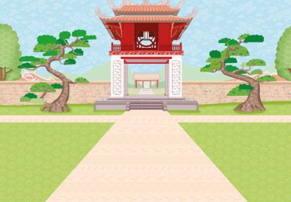 NGOC & HANOJ – Město plné samolepek