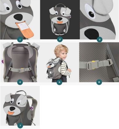 Batůžek pro nejmenší Affenzahn Small Friend Penguin modrý