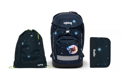 Ergobag Prime školní set 2 - Galaxy Modrý