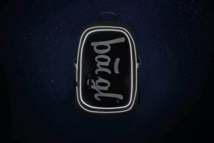 BAAGL SET 3 Core Metallic Holo: batoh, penál, sáček