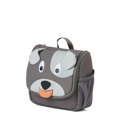 Dětská kosmetická taštička Affenzahn Washbag Dog David - grey