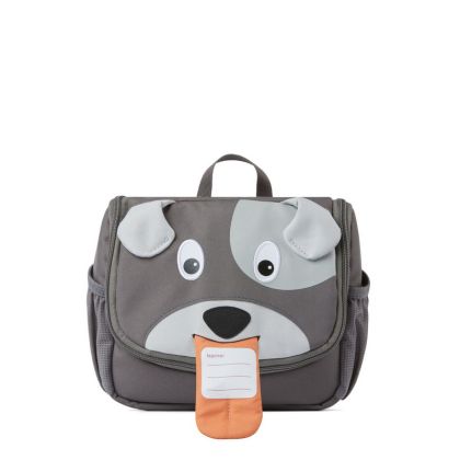 Dětská kosmetická taštička Affenzahn Washbag Dog David - grey