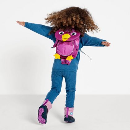 Batůžek pro nejmenší Affenzahn Small Friend Bella Bird - pink