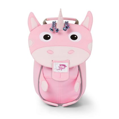 Batůžek pro nejmenší Affenzahn Small Friend Ulrike Unicorn - pink s dárkem