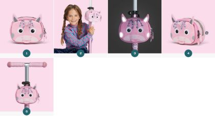 Dětská taška na řídítka Affenzahn Handlebar Shark - blue