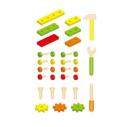 VIGA, Dřevěná šroubovací sada s nářadím