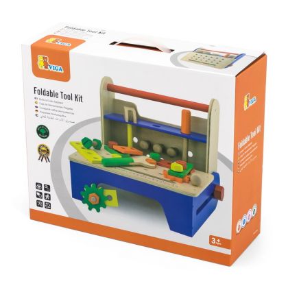 VIGA, Dřevěná šroubovací sada s nářadím