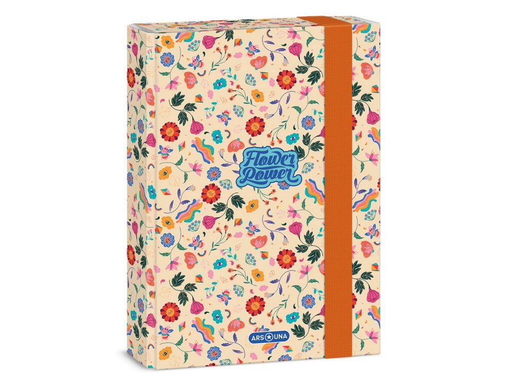 Ars Una box na sešity Flower Power A5