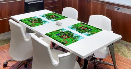 Matějovský, prostírání Krtek v lese