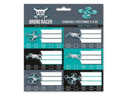 Ars Una Jmenovky na sešity Drone Racer