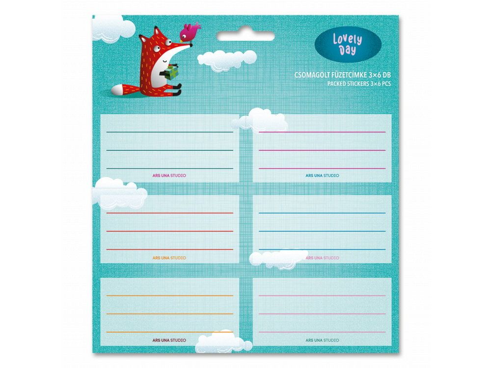 Ars Una Jmenovky na sešity Lovely Day