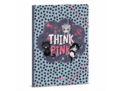 Ars Una Složka na sešity Think Pink 23 A4