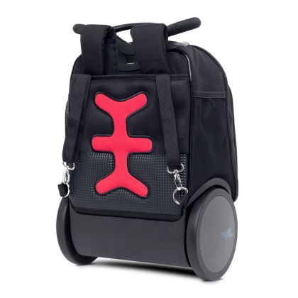 Školní a cestovní batoh na kolečkách Nikidom Roller UP CAMO (19l)