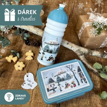 ZDRAVÁ LAHEV 0,7l Lada - Sáňkující děti
