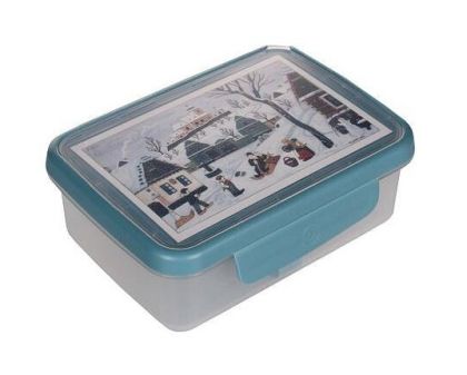 Zdravá lahev 0,7l a Zdravá sváča set Lada - Sáňkující děti limit. Edice